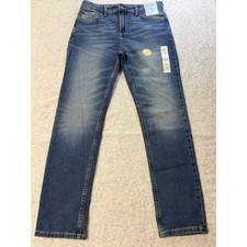 Cat  Jack Boys Skinny Adjustable Waist Stretch Jeans Medium Wash Blue Size 16
