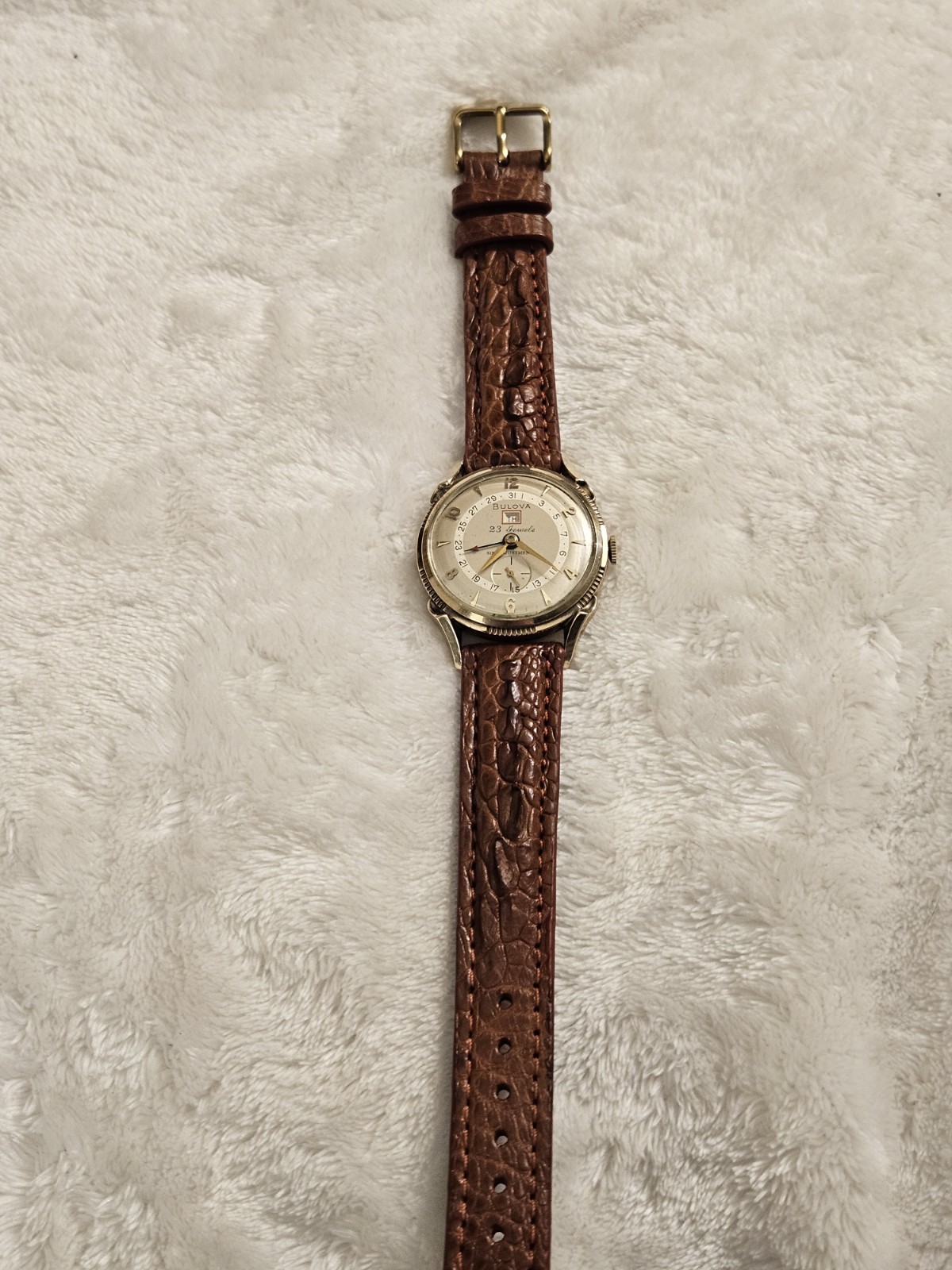 REFURBISHED Bulova Date Pointer 1955 Automatic Ex… - image 13