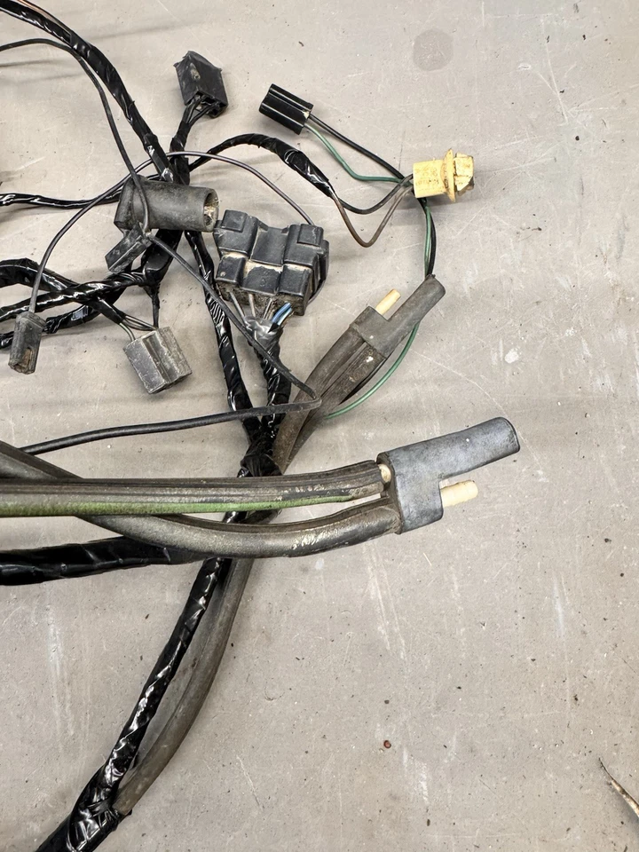 1968-1969 Pontiac GTO Pop Up Headlight Wiring Harness LeMans Tempest Headlamp OE - Image 2 of 4