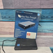 Digital Stream DTX9950 Analog Pass-Through DTV Converter Box No Remote
