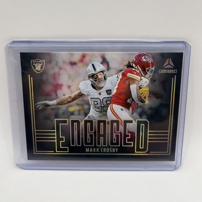 Maxx Crosby ENGAGED SP 2025 Panini Luminance #10 Las Vegas Raiders