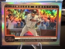 2025 Panini Three and Two Timeless Moments Pablo Sandoval /99 San Francisco