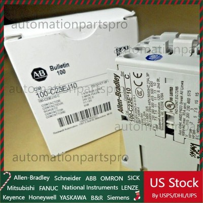 New Allen Bradley 100-C23EJ10 contactor 24VDC (NIB) 100C23EJ10 US Free Tax