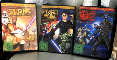 Star Wars The Clone Wars DVDs
