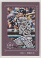 2019 Panini Diamond Kings 2003 DK Retro Plum Framed Hideki Matsui #DK03-HM fm0