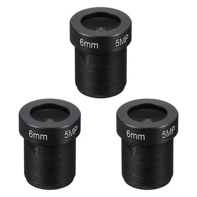 3Pcs 2.8mm CCTV Camera Lens F1.8 Security Camera Lens Wide Angle Lens