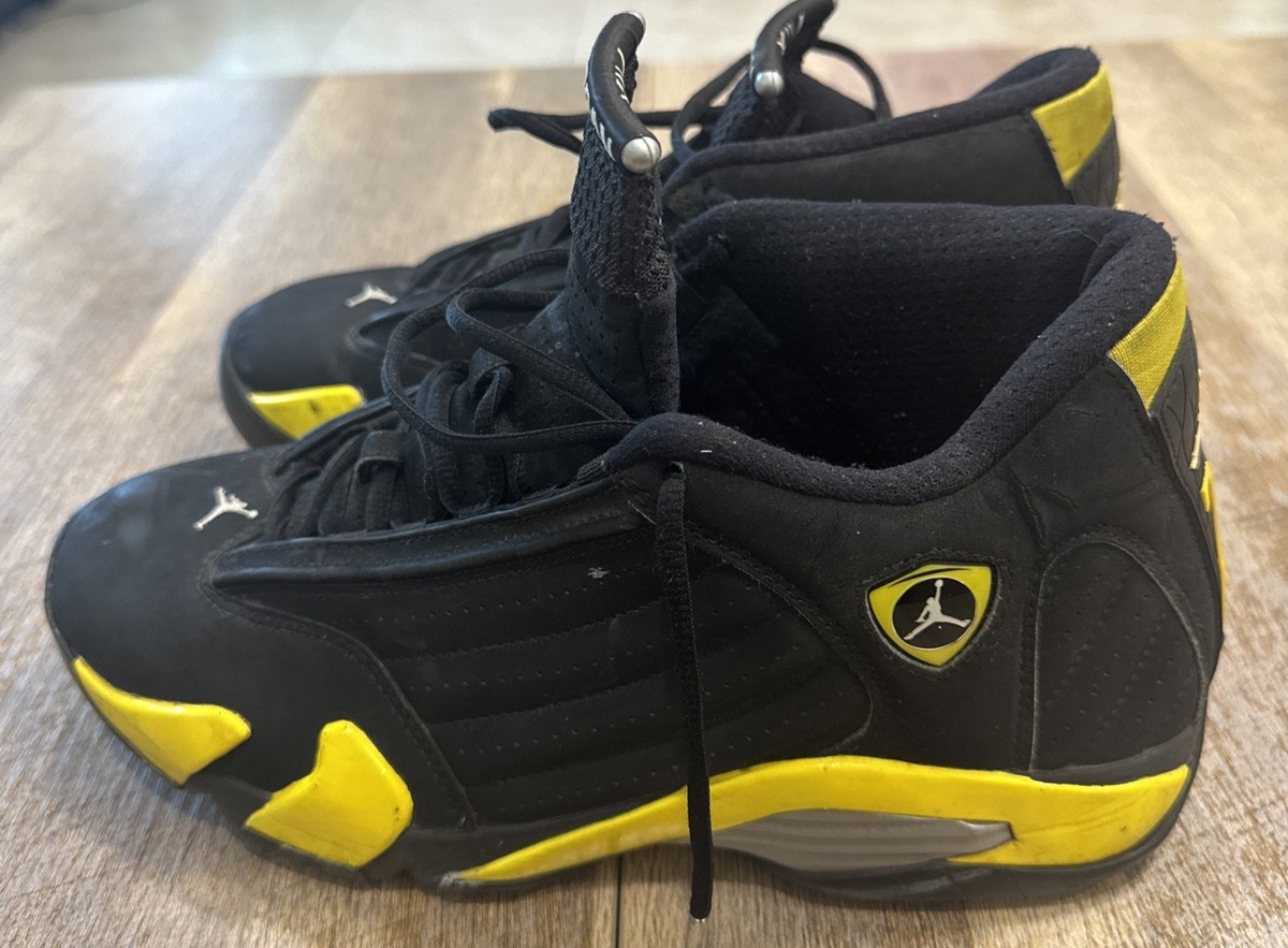 Size 9.5 - Air Jordan 14 Retro Thunder | eBay