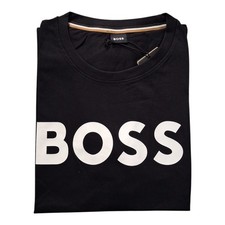 Image of BOSS Mens Crew Neck T-Shirt Cotton Regular Fit Short Sleeve Summer Top Brand New