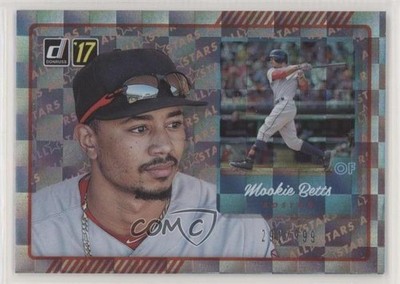 2017 Panini Donruss All-Stars /999 Mookie Betts #AS-11 s3g