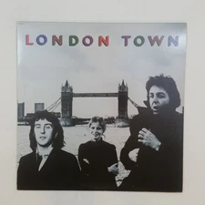 WINGS London Town SW11777 LP Vinyl VG++ Cover VG++ Sleeve Poster 1978
