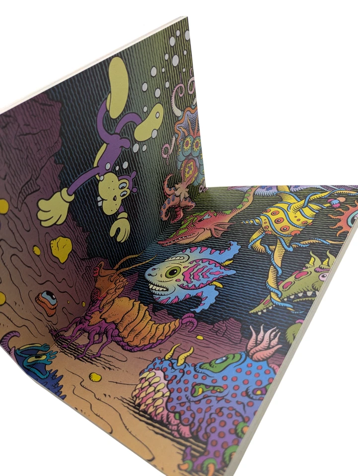 Jim Woodring “The Museum of Love and Mystery” 2008 PressPop Art Comics Fullcolor - Image 4 of 4