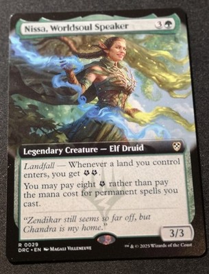 Nissa, Worldsoul Speaker - Extended Art - DFC - MTG - EN - NM - 0029