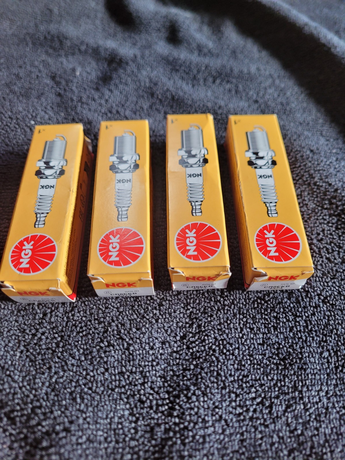 NGK Genuine OEM Authentic Spark Plugs CR8EK - 4 PACK