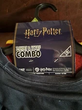 Mad Engine Harry Potter T Shirt & Scarf Combo Halloween Cosplay Costume XL 40/42