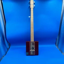 Handmade 5 String Cigar Box Guitar Dominican Republic Victor Sinclair