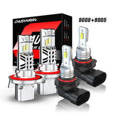 Fit Chrysler aspen 2007 2008 2009 Headlight Hi/Lo Fog Light Bulbs combo 6500K