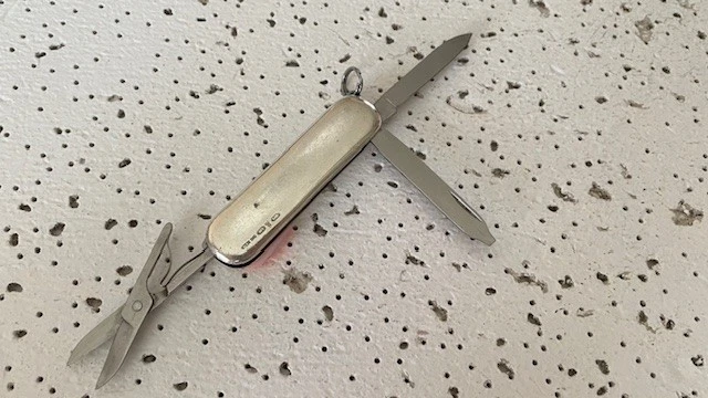 Victorinox Swiss Army Knife .925 Sterling Silver Multi Tool Knife – – – – - Image 3 of 4
