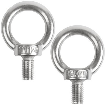 Edelstahl Ringschraube M12 Ringschrauben Augenschraube Rostfrei 2 Stück