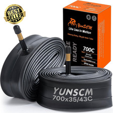 2 Pcs,700X38C Bike Tubes,700X35/43C Bike Inner Tubes,Schrader Valve 48Mm,Compati