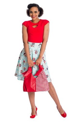 Banned Apparel - Red Be Free Jersey Top