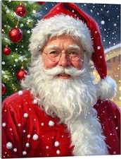 Paint by Numbers Kit for Adults Santa Claus Christmas DIY Art Wall Decor Premium