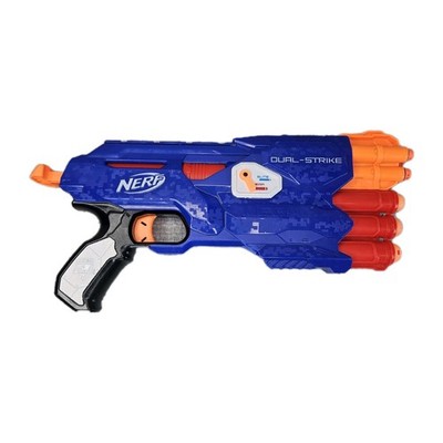 Nerf Dual Strike Blasters N-Strike Elite / Mega Switchable Fully Loaded Darts