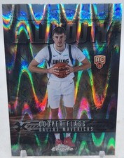 COOPER FLAGG 2025 TOPPS CHROME BASKETBALL BALL OF DUTY RC