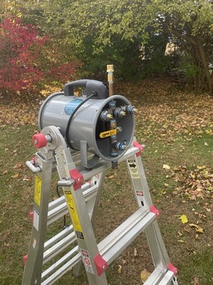 Backyard Snowmaker / Snowgun - Mini Fan Gun w/ Check Valve - Make Your Own Snow!