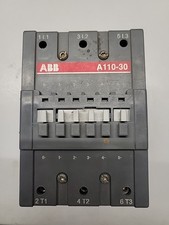 ABB A110-30 Contactor 110V-50Hz 115-120V-60Hz Coil w/ Auxillary CAL18-11 🟦