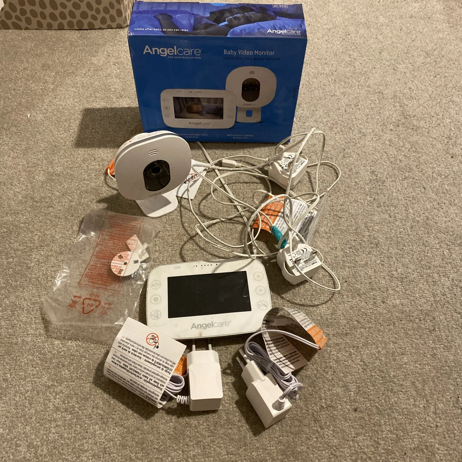 Angelcare AC320 (camera works, monitor not working)