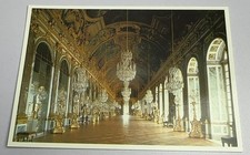 Chateau de Versailles Postcard - La Galerie des Glaces France