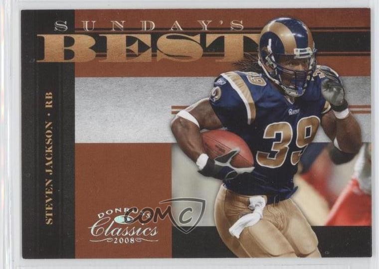 2008 Donruss Classics Sunday's Best Silver 8/250 Steven Jackson #SB-30 0c4