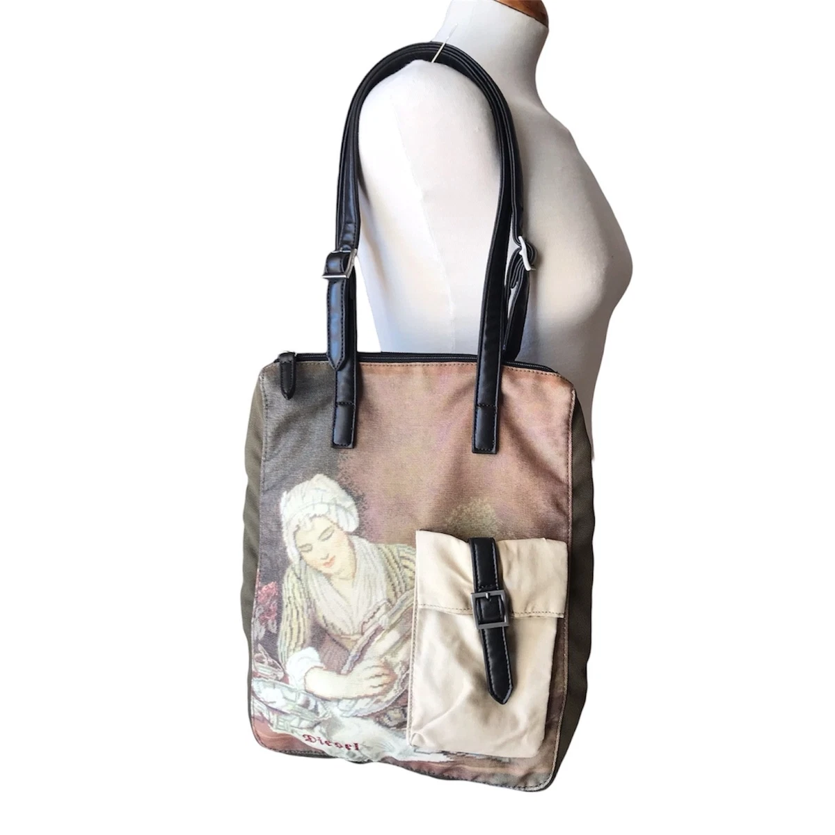 25+ Diesel Canvas Exterior Bags & Handbags for Women for sale