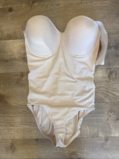 Flexees Firm Comfort Controlwear Shapewear 38D Nude women's NWT
