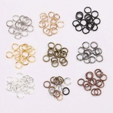 50-200pcs/lot 3-20 Mm Jump Rings Split Rings Connectors for Diy Jewelry Finding