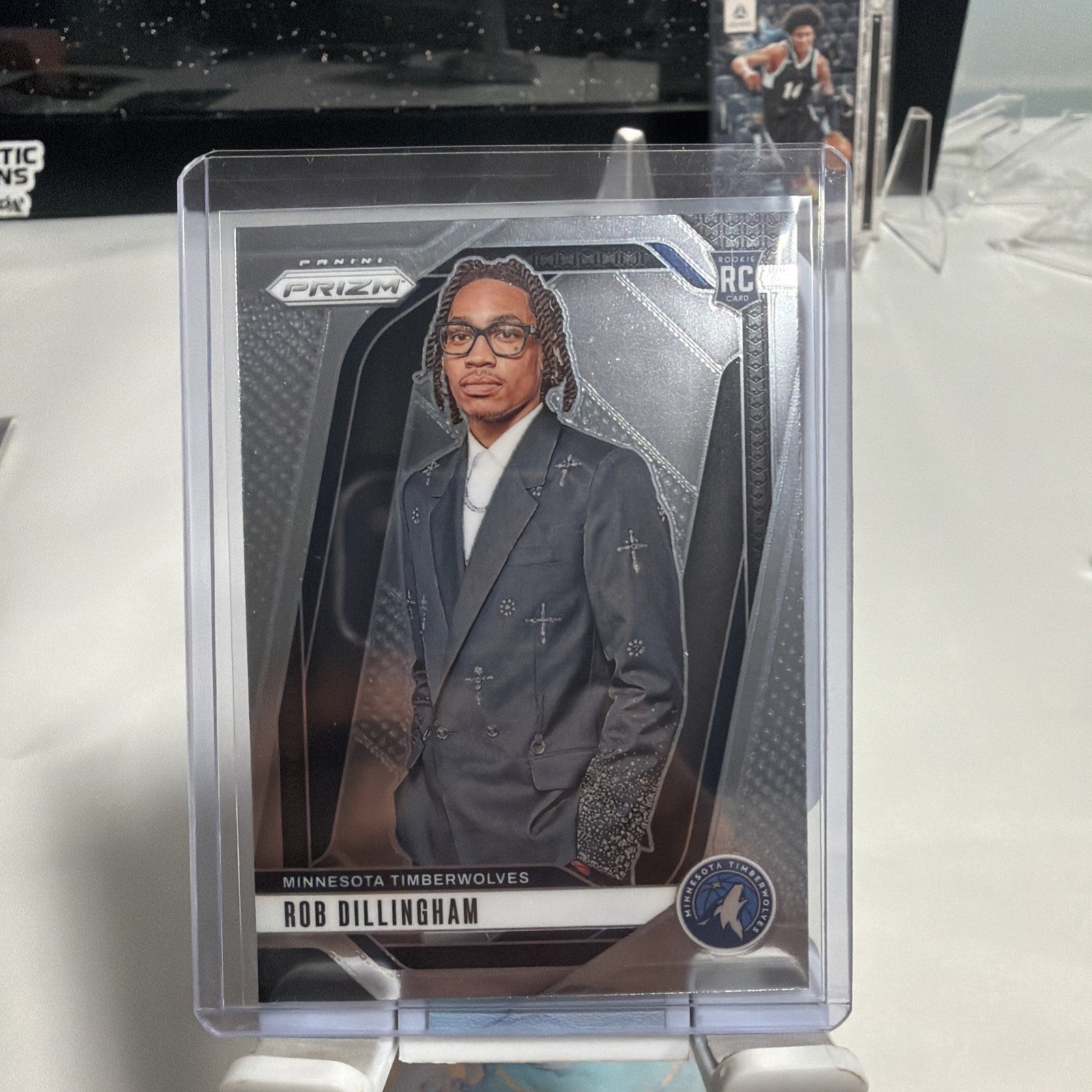 2024-25 Panini Prizm ROB DILLINGHAM RC Rookie Image VARIATION RC VAR 250 Wolves