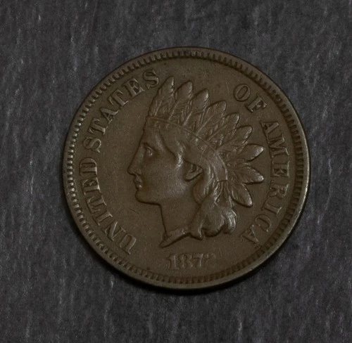 1872 Indian  Cent VF  Lot 4643