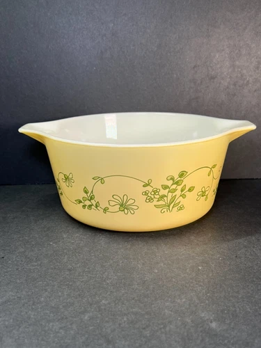 Vintage PYREX “Shenandoah” #474-b 1.5 L Cinderella Casserole Dish