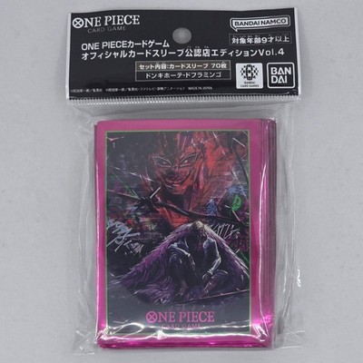doflamingo card sleeves One Piece TCG (70 pcs) Cardomat free polypropylene One Piece Card Game: Official