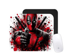 Deadpool Mouse Pad  Mercenary Antihero Desk Mat  Custom Superhero Gift