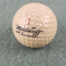 CARY MIDDLECOFF SIGNATURE LOGO GOLF BALL CIR 1960 WILSON AUTOGRAPH