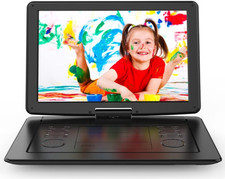 Reproductor DVD port til 17,9" con pantalla HD giratoria y bater a 6 horas,Nuevo