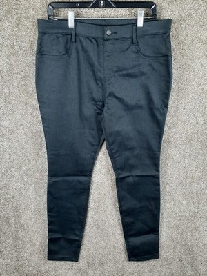 Time & Tru Core Legging Pant Womens XL (16/18) Charcoal Grey Stretch Casual NWT