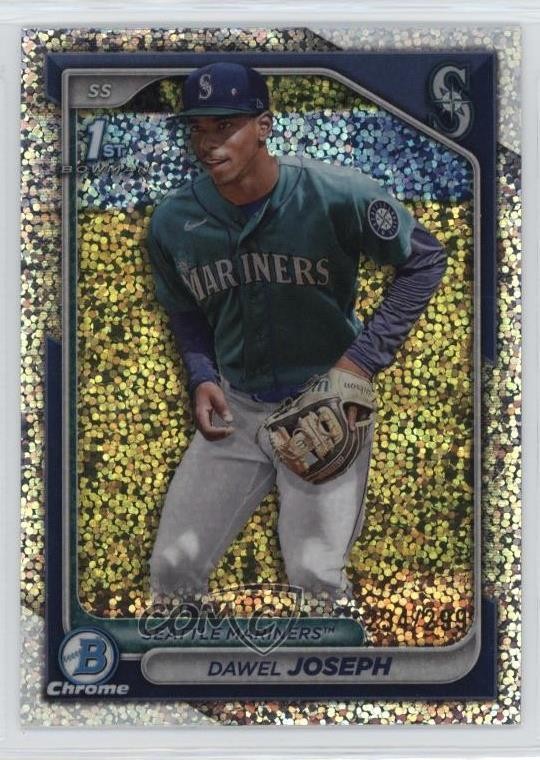 2024 Bowman Chrome Prospects Speckle Refractor /299 Dawel Joseph #BCP-176 14md