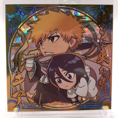 Ichigo Rukia BLEACH Sticker No.BL1-36 Wafer Holo Bandai Anime Japan ii153
