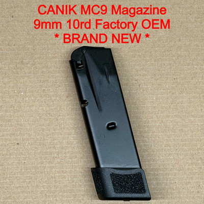 NEW Canik METE MC9 9mm 10 Round Magazine OEM Finger Rest Steel - MA2279