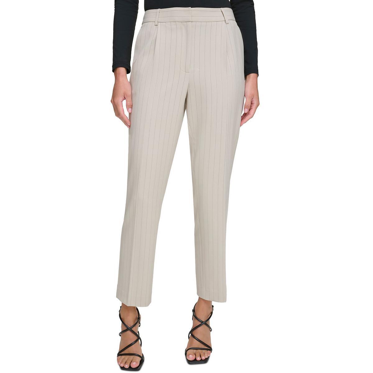 Женское платье-брюки в тонкую полоску DKNY Petites BHFO 2783