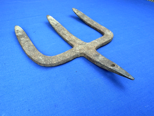19thC. Hand Forged Farmer's Fork, Potato? ~ Barn, Farm, Primitive - 第 1/7 張圖片