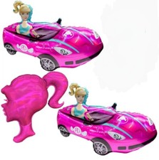 (3Pcs) Barbie Helium Balloons Birthday Party Pink Doll Decorations Set Girls