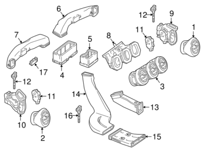 Mercedes Benz Genuine CLS53 AMG CLS450 2019-2023 Right Lower Duct  